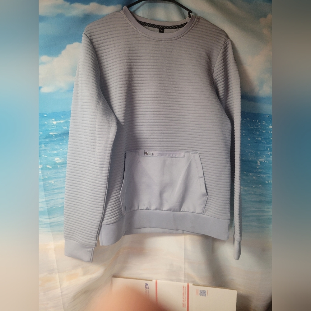 Apana NWOT Mens Sweatshirt Size‎ Small Blue-gray